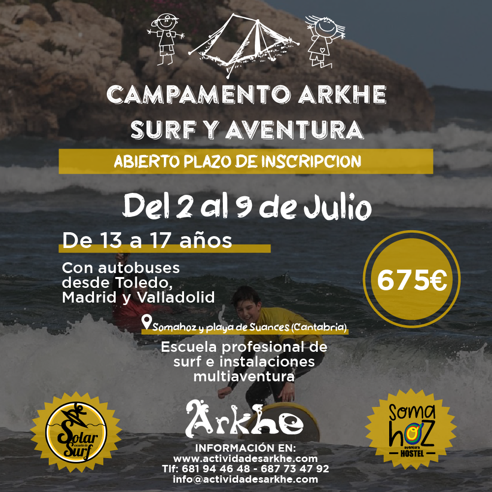 Campamento Surf y Aventura