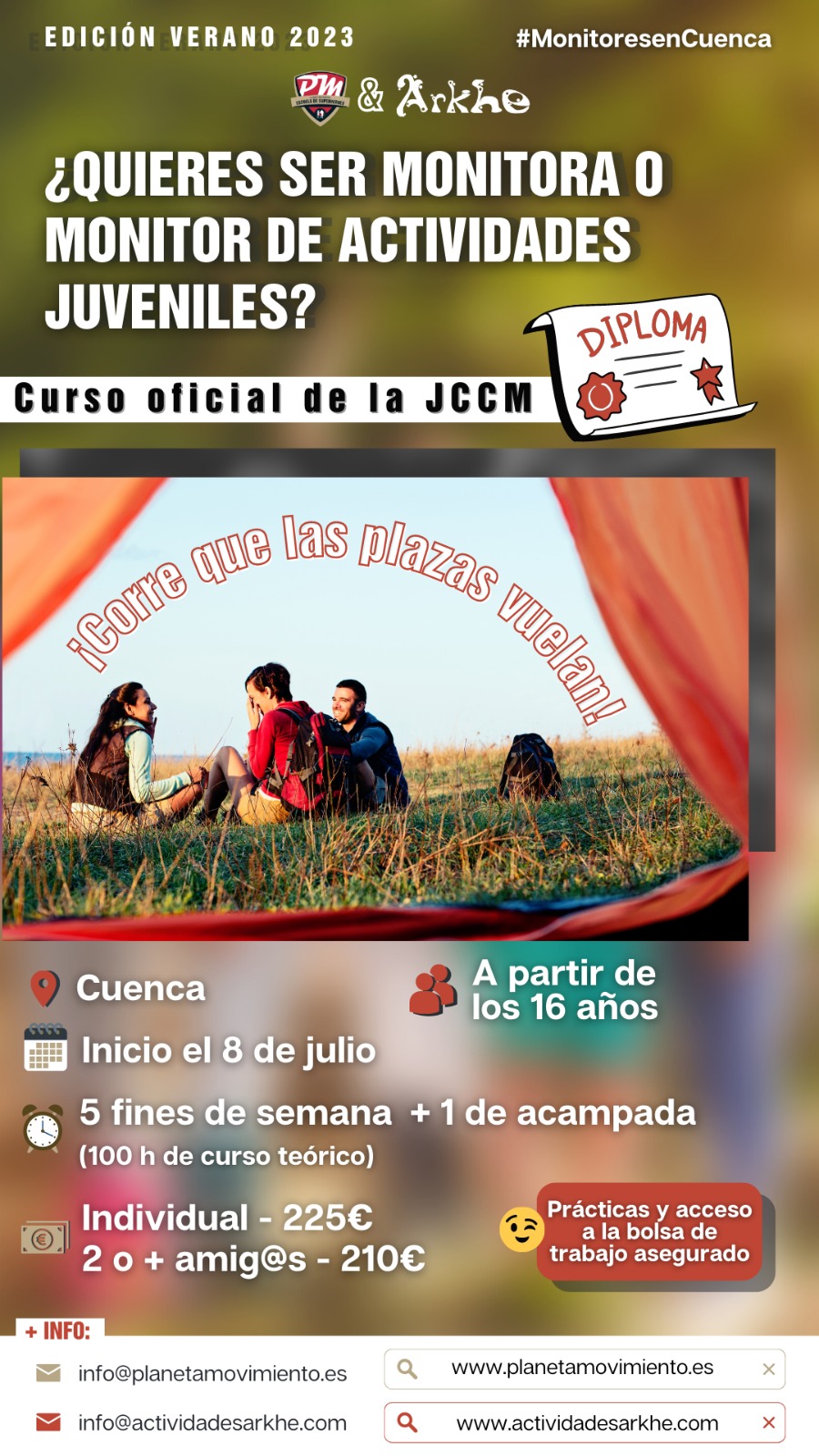 Curso de Monitor en Actividades Juveniles Planeta Movimiento