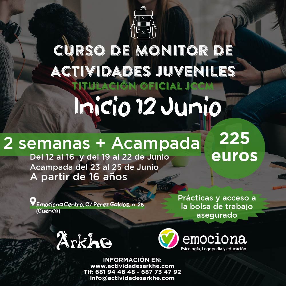 Curso de Monitor en Actividades Juveniles (Cuenca)