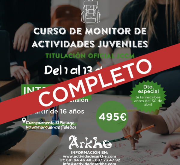 Curso de Monitor en Actividades Juveniles