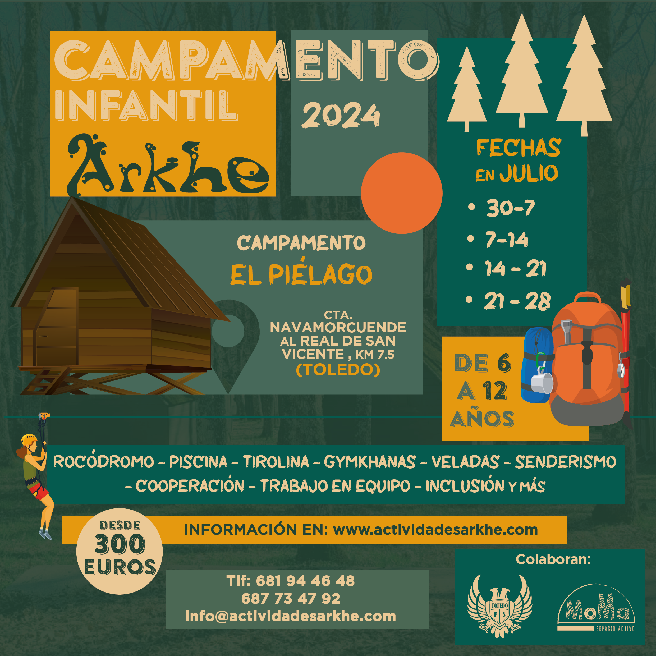 Campamentos Infantiles El Piélago 2024